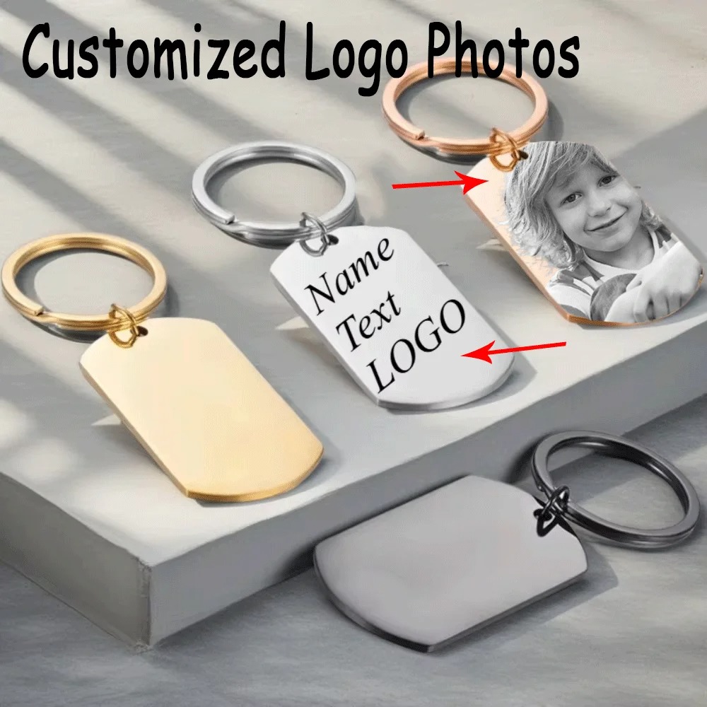 10 個カスタムメタルタグキーホルダーレーザー彫刻タグステン - Initial Ring Custom のレビューと価格