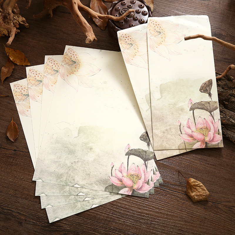 中国風の便箋と封筒セット – ヴィンテージ風のロマンチックな - Wax Seal Letter Kit のレビューと価格