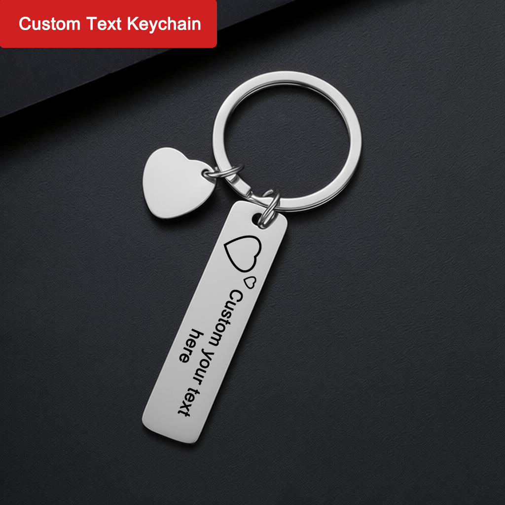 カスタムテキストキーホルダー　名入れキーリング　メタルバレン - Initial Ring Custom のレビューと価格
