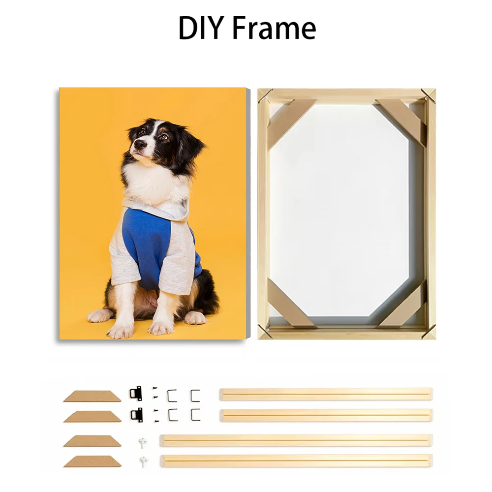 カスタムペット写真キャンバスプリント、パーソナライズされた犬 - Pet Portrait Custom のレビューと価格