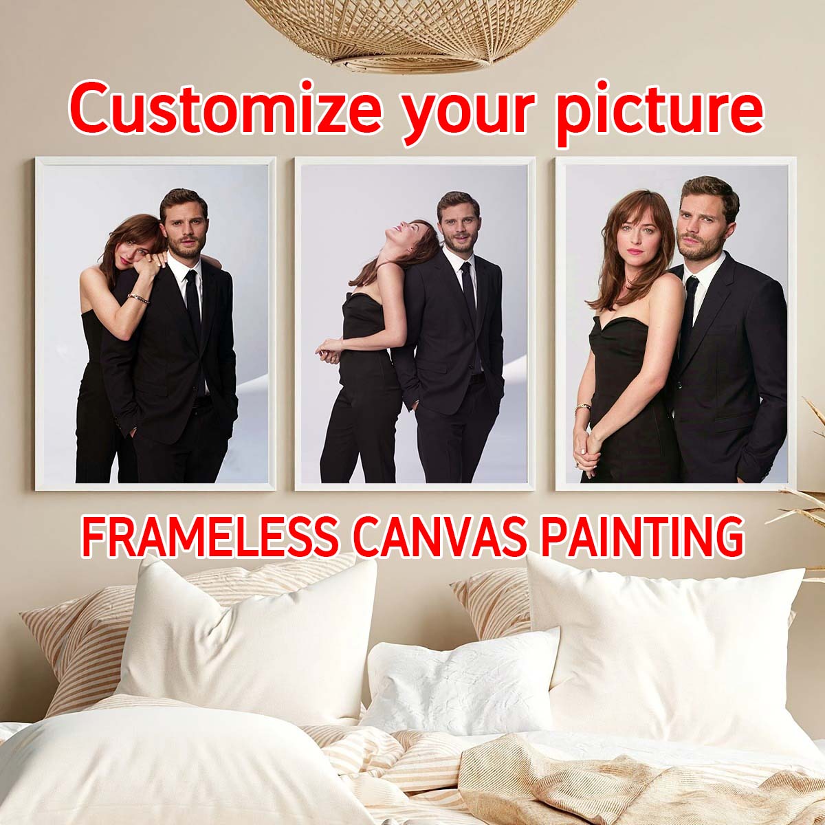 カスタムプリントキャンバス絵画、あなたの写真から作る、結婚式 - Custom Map Poster のレビューと価格