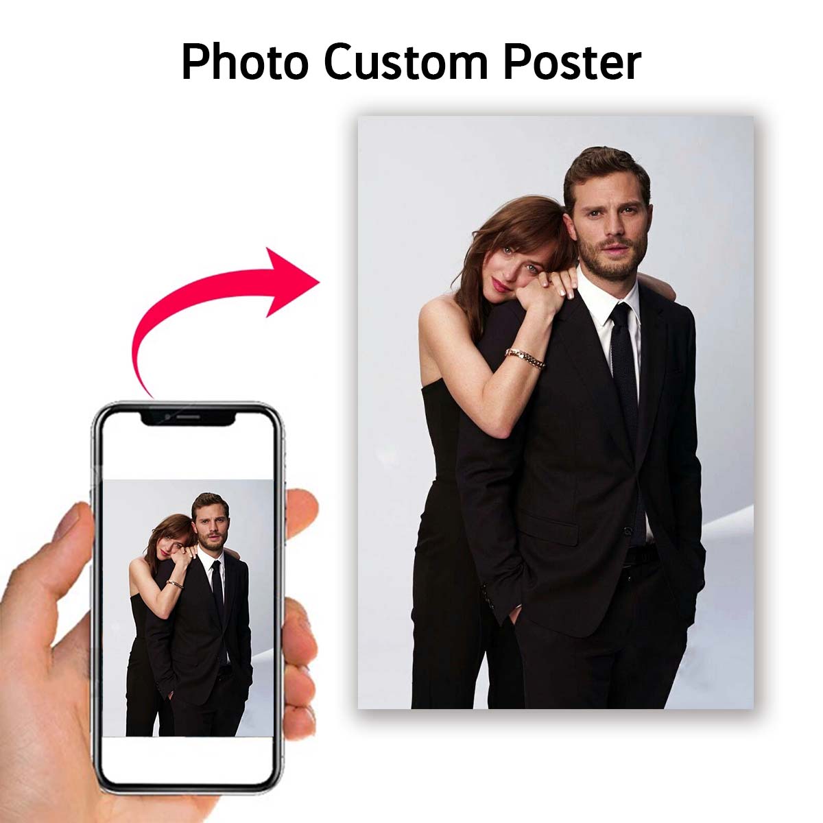 カスタムプリントキャンバス絵画、あなたの写真から作る、結婚式 - Custom Map Poster のレビューと価格