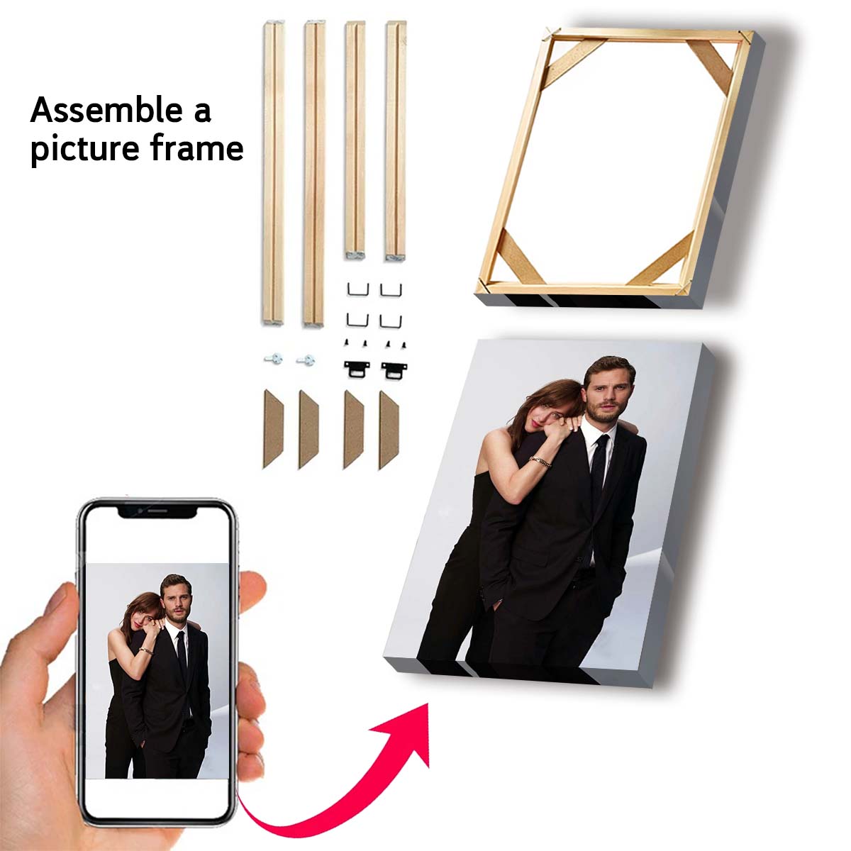 カスタムプリントキャンバス絵画、あなたの写真から作る、結婚式 - Custom Map Poster のレビューと価格