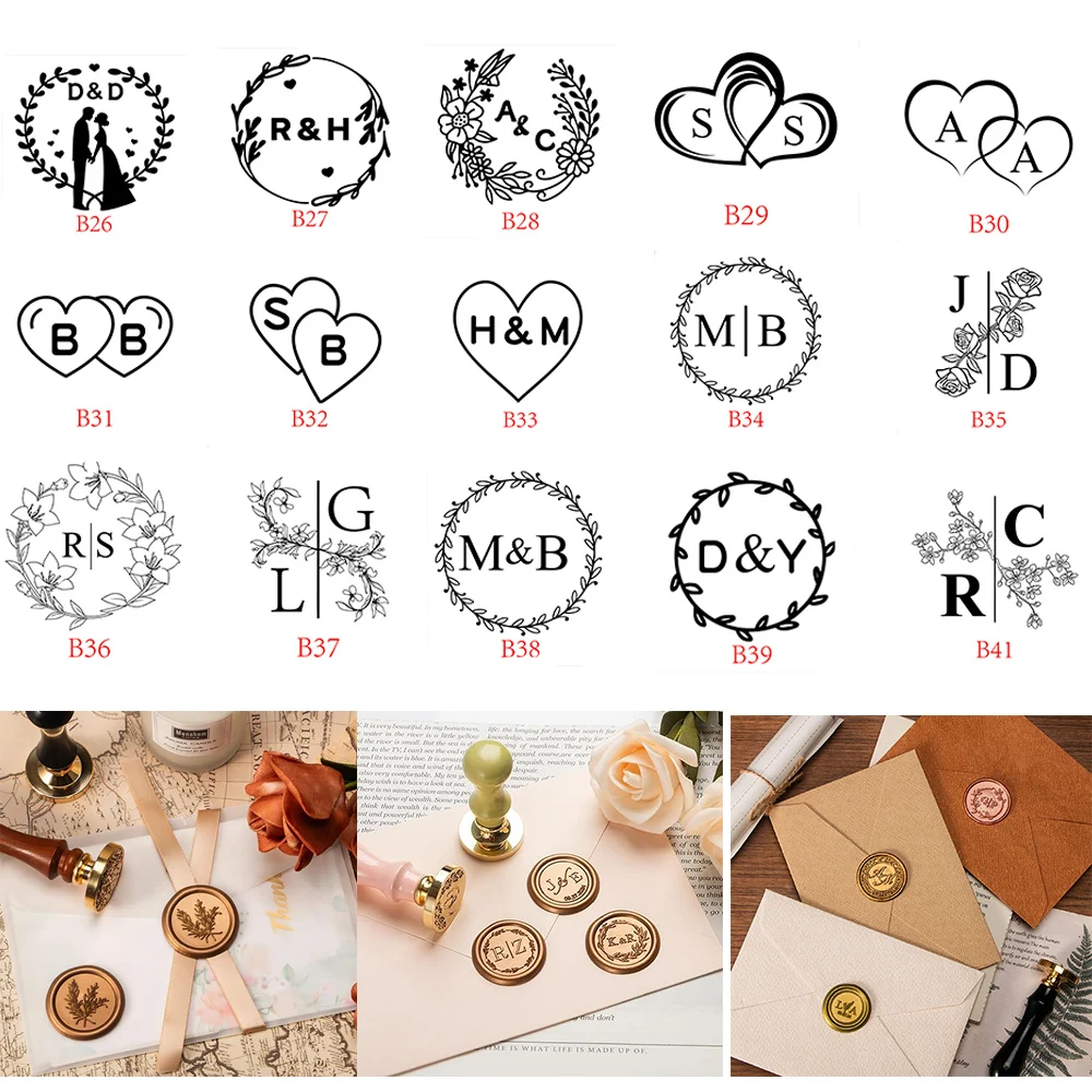 カスタムワックススタンプキット,封筒シール,結婚式の装飾,パ - Wax Seal Letter Kit のレビューと価格
