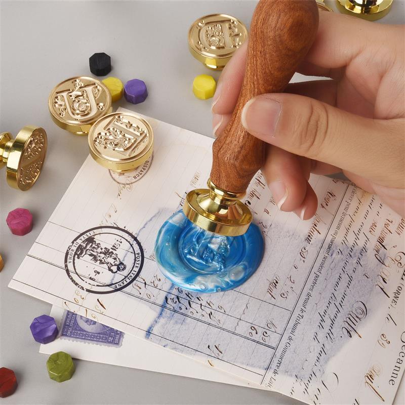 A-Z ヴィンテージシールワックススタンプヘッド 26 文字 - Wax Seal Letter Kit のレビューと価格