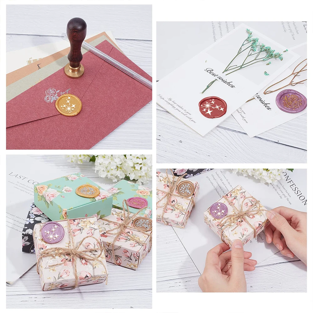 カスタムロゴウェディングシーリングワックスクリスマスギフトス - Wax Seal Letter Kit のレビューと価格